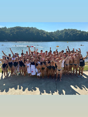 Georgia Tech at last year's Swim Across America!