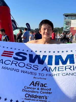 Ephraim will swim 3 miles for Swim Across America