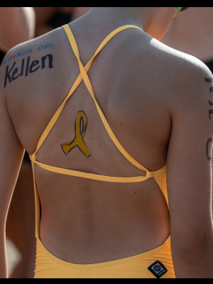 I swim for Kellen