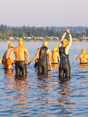 SAA 2022 in Lake Sammammish - getting ready for 2 miles!