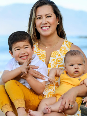 Aunt Jess with her children